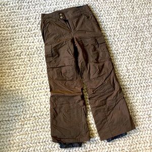 Columbia titanium ski pants brown